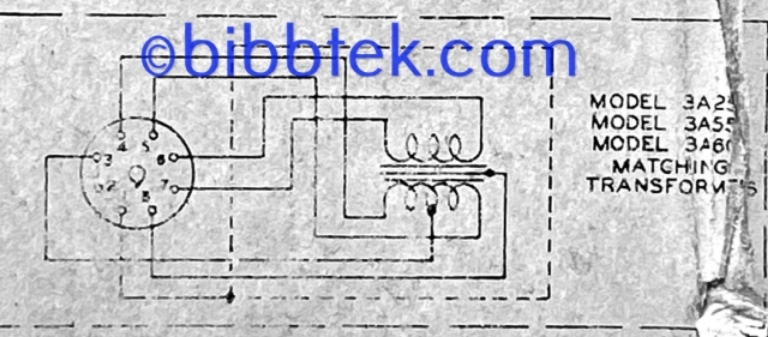 Picture of Dukane Model 3A55 MIc input transformer.