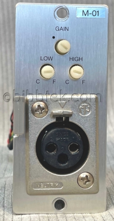 Image sur TOA Model M-01 Microphone Input Modules