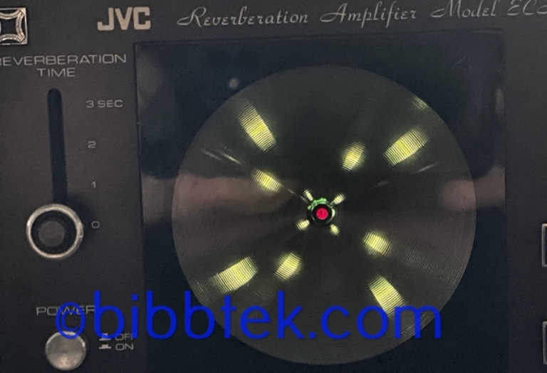 Image sur JVC ECA 102 Reverb unit, "Radar Screen reverberation amplifier".