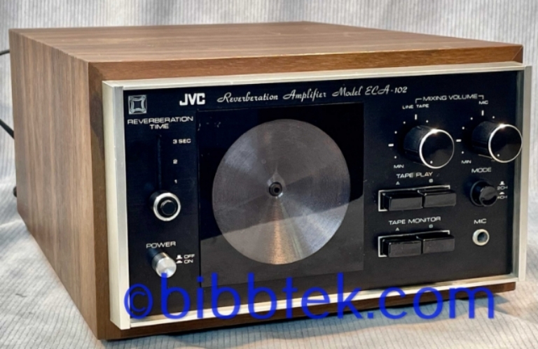 Image sur JVC ECA 102 Reverb unit, "Radar Screen reverberation amplifier".