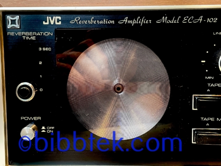 Image sur JVC ECA 102 Reverb unit, "Radar Screen reverberation amplifier".