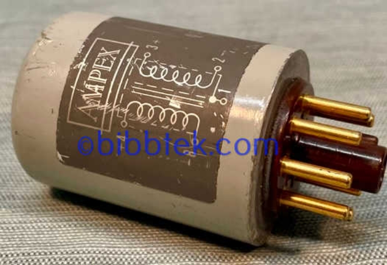 Picture of Ampex 4580116-20 Octal plug in Transformer.