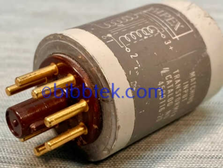 Picture of Ampex 4580116-20 Octal plug in Transformer.
