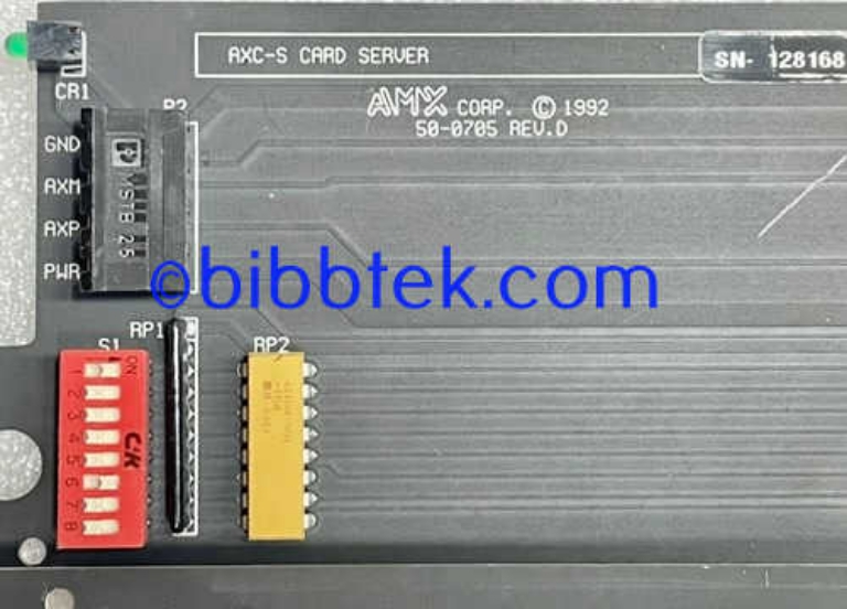 Picture of AMX AXC-S Card Server boards