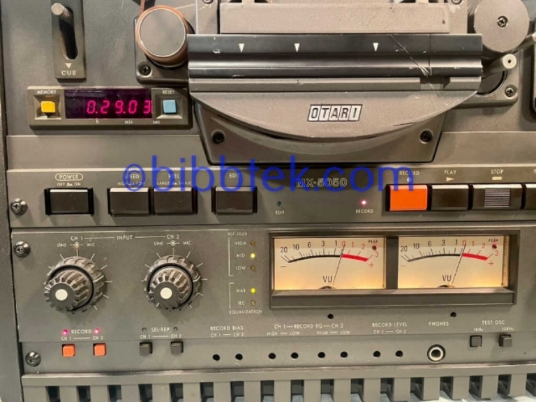 Picture of Otari Model MX5050 BII 2 quarter inch deck,  Good condition.  SN: 18740082.